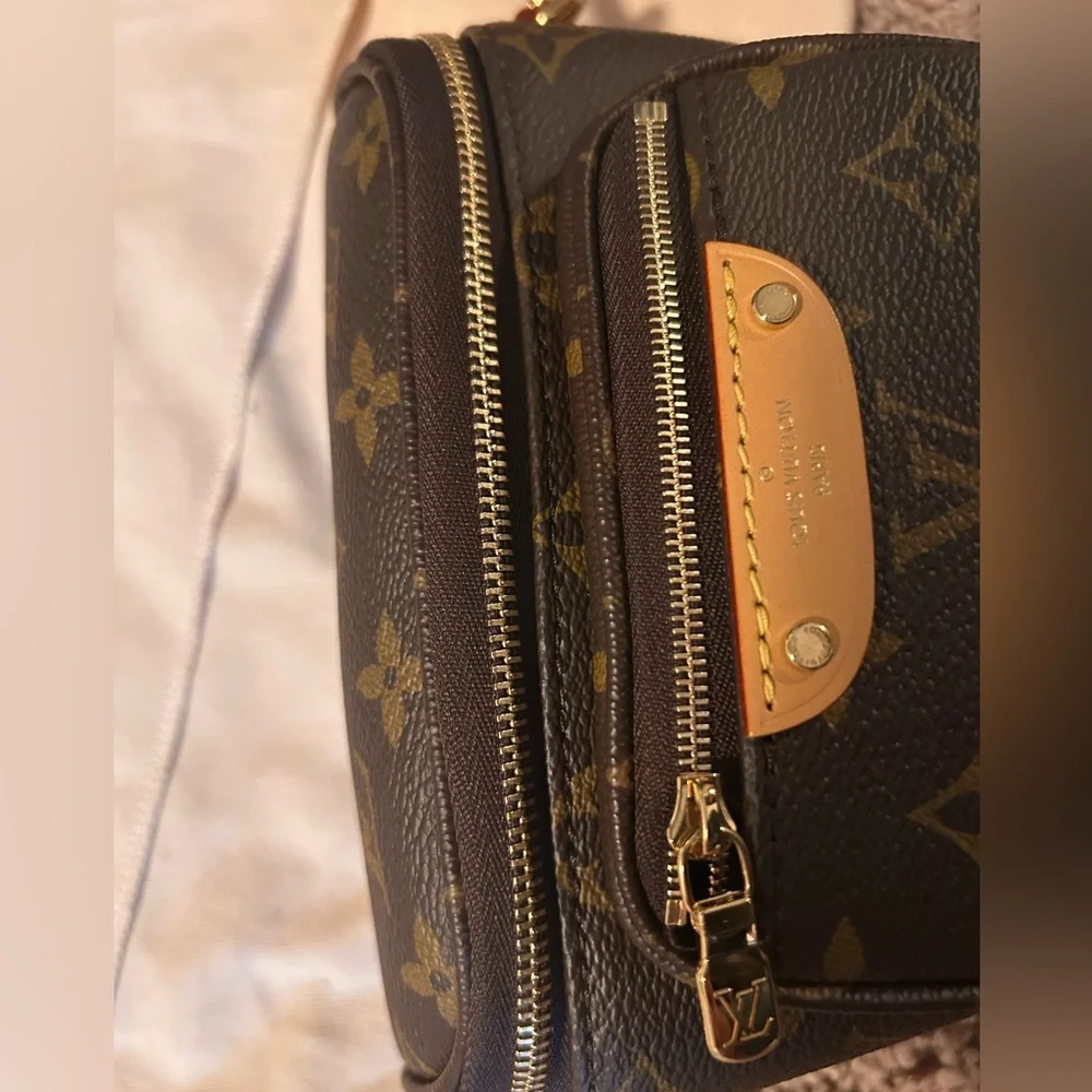 Louis Vuitton Brown Monogram Mini Bumbag with Gold Hardware